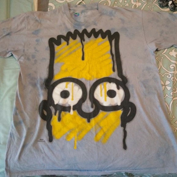 Blue Liquid Shirts Bart Simpson Tshirt Poshmark